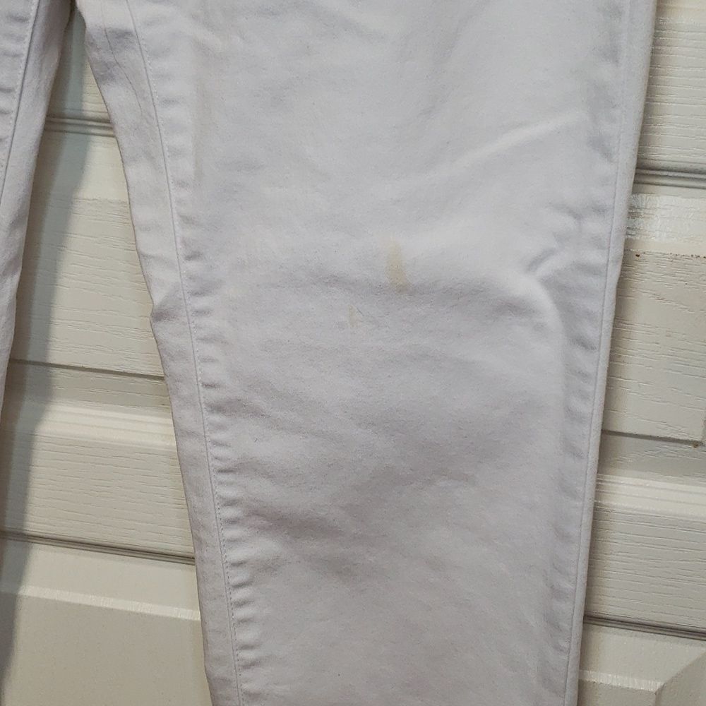 🌹Luxury Blues White Jeans Rhinestone Button and Studs sz 16 - Picture 7 of 10